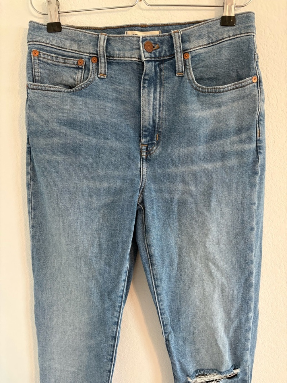 Madewell High Rise Slim Boyfriend Jeans size 25 Tall - Picture 6 of 15